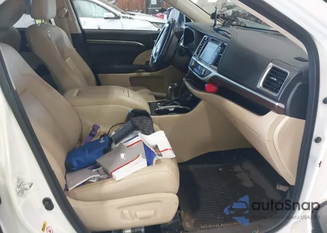 2015 Toyota Highlander Limited V6 from USA, damaged, VIN 5TDDKRFH1FS117329